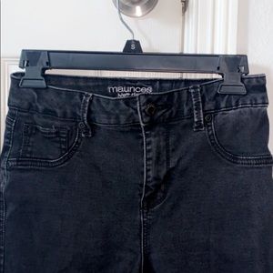 black high waisted jeans